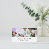 Weddenstabel weergeven, Weddenevenementen plannen Visitekaartje (Staand voorkant)