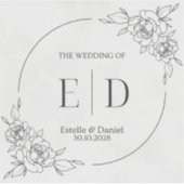 Weddensticker Sticker (Voorkant)