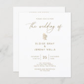 Weddensuitnodiging | Bella (Voorkant / Achterkant)