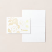 Weddensuitnodiging Folie Kaarten (Display)