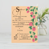 Weddensuitnodiging Kaart (Staand voorkant)