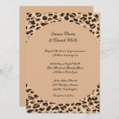 Weddensuitnodiging Kaart (Voorkant / Achterkant)