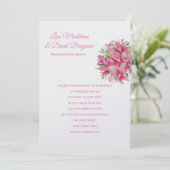 Weddensuitnodiging Kaart (Staand voorkant)