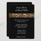 Weddensuitnodiging Kaart (Voorkant / Achterkant)