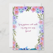 Weddensuitnodiging Kaart (Achterkant)