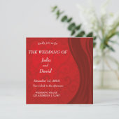 Weddensuitnodiging Kaart (Staand voorkant)