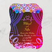 Weddensuitnodiging Kaart (Voorkant / Achterkant)