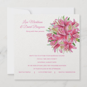 Weddensuitnodiging Kaart