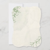 Weddensuitnodiging Kaart (Achterkant)