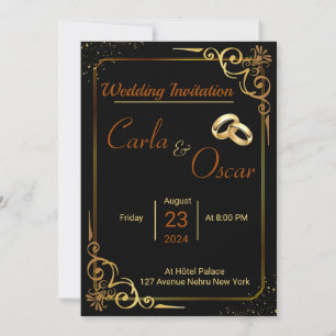 Weddensuitnodiging Kaart