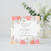 Weddensuitnodiging Kaart (Staand voorkant)