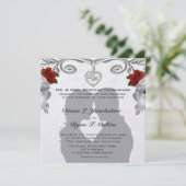 Weddensuitnodiging Kaart (Staand voorkant)