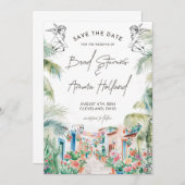 Weddensuitnodiging Kaart (Voorkant / Achterkant)