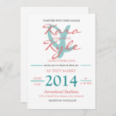 Weddensuitnodiging Kaart (Voorkant / Achterkant)