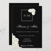 Weddensuitnodiging Kaart (Voorkant / Achterkant)