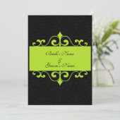 Weddensuitnodiging Kaart (Staand voorkant)