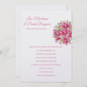 Weddensuitnodiging Kaart (Voorkant / Achterkant)