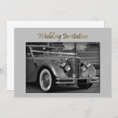 Weddensuitnodiging Kaart (Voorkant / Achterkant)