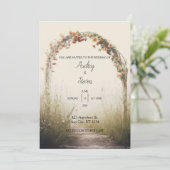 Weddensuitnodiging Kaart (Staand voorkant)