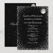 Weddensuitnodiging | STERRENNACHT Kaart (Voorkant / Achterkant)