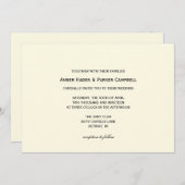 Weddensuitnodiging | Te hebben en te houden Kaart (Voorkant / Achterkant)