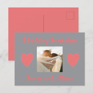 Weddensuitnodiging Uitnodiging Briefkaart