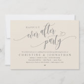 Weddensuitsluiting, gelukkig altijd na een feestje kaart (Voorkant)