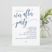 Weddensuitsluiting, gelukkig altijd na een feestje kaart (Staand voorkant)