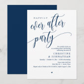 Weddensuitsluiting, gelukkig altijd na een feestje kaart (Voorkant / Achterkant)