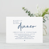 Weddensuitsluiting, gelukkig altijd na het eten kaart (Staand voorkant)