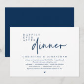 Weddensuitsluiting, gelukkig altijd na het eten kaart (Voorkant / Achterkant)