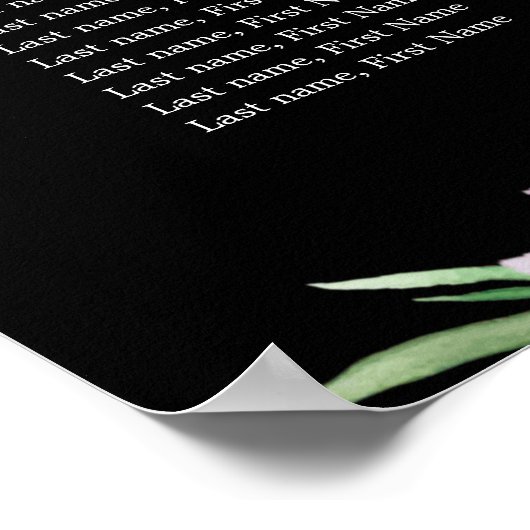 Wedding 16-tabel poster (Hoek)