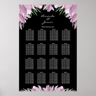 Wedding 16-tabel poster