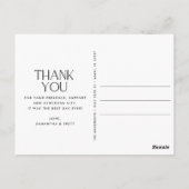 Wedding 3 Fotocollage Dank u Briefkaart (Achterkant)