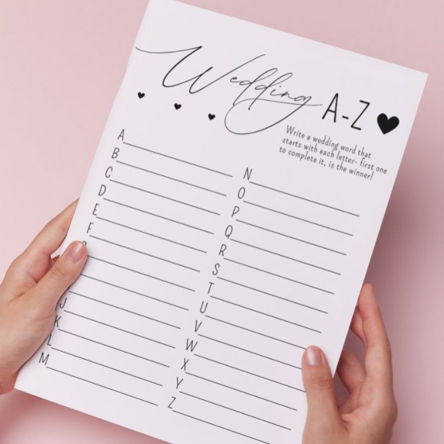 Wedding ABC spel Briefhoofd (Creator heeft geüpload)