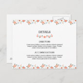 Wedding Accommodation Kaart (Voorkant / Achterkant)