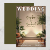 Wedding Achtergrond Magazine Hoesje Kaart (Voorkant / Achterkant)