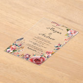 WEDDING Acrylic Invitations (Poser)