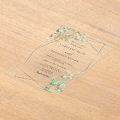 WEDDING Acrylic Invitations (Poser)