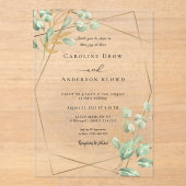 WEDDING Acrylic Invitations (Recto)