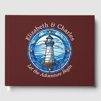Wedding Adventure Lighthouse Sailing Nautical Gastenboek