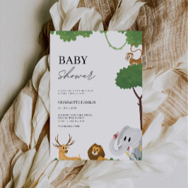 Wedding Animals Baby shower Kaart