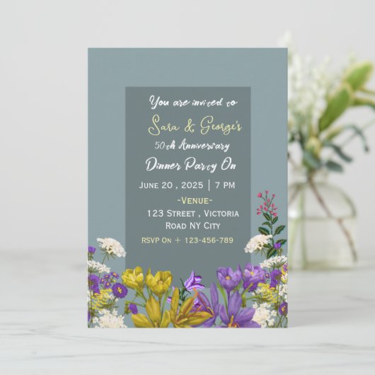 Wedding Anniversary Invitations (Debout devant)