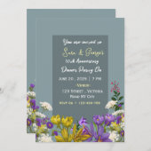 Wedding Anniversary Invitations  (Devant / Derrière)