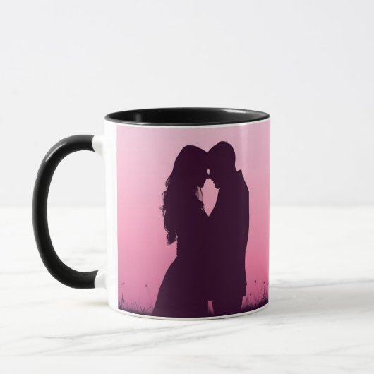 Wedding, Anniversary Mug | Romantic Valentine Gift (Gauche)