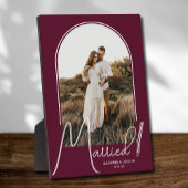 Wedding Arch Photo Burgundy Fotoplaat