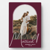 Wedding Arch Photo Burgundy Fotoplaat (voorkant)