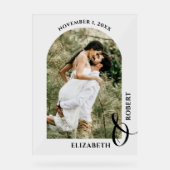 Wedding Arched Photo Welcome Sign (Recto)