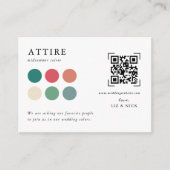 Wedding Attire | QR-codescan Informatiekaartje (Voorkant)