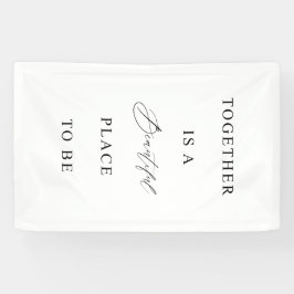 Wedding Banner “Together Is a Beautiful Place"